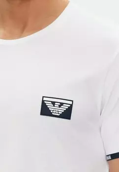 Футболка с принтом Emporio Armani, белый
