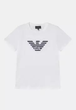 Футболка с принтом Emporio Armani, цвет bianco