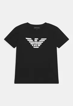 Футболка с принтом Emporio Armani, цвет nero