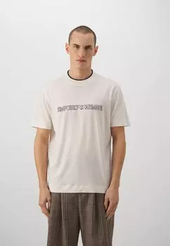 Футболка с принтом Emporio Armani, цвет vanilla
