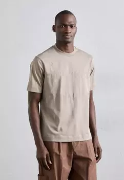 Футболка с принтом Emporio Armani, серый