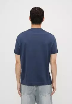 Футболка с принтом Emporio Armani, синий