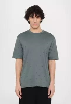Футболка с принтом Emporio Armani, зеленый