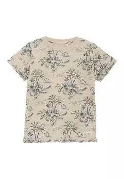 Футболка с принтом EN FANT, цвет cement