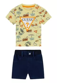 Футболка с принтом ENSEMBLE ET JEAN Guess, желтый