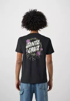 Футболка с принтом Entangled Unisex Santa Cruz, черная