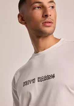 Футболка с принтом EOIN America Today, кремовый