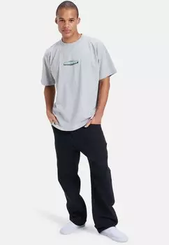 Футболка с принтом ERA MIX BACK Quiksilver, серый