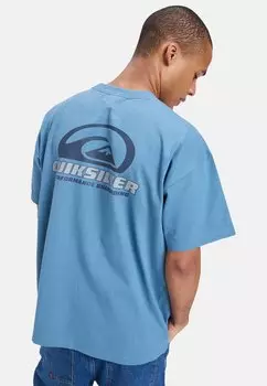 Футболка с принтом ERA MIX BACK Quiksilver, синий