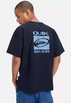 Футболка с принтом ERA MIX BACK Quiksilver, черный