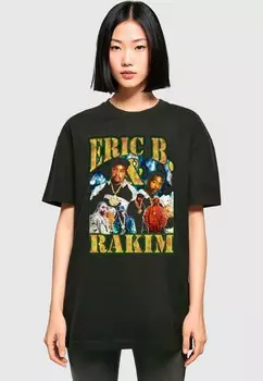 Футболка с принтом ERIC B & RAKIM GROUP BOOTLEG TEE Merchcode, черный