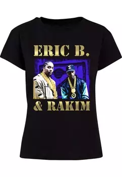 Футболка с принтом ERIC B & RAKIM GROUP PURP BOX Merchcode, черный