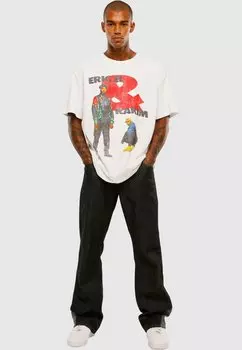 Футболка с принтом ERIC B & RAKIM THE TECHNIQUE Upscale by Mister Tee, цвет white