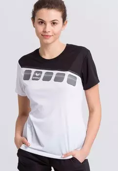 Футболка с принтом Erima, цвет white/black
