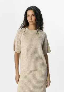 Футболка с принтом ERTEIL Object, молочный