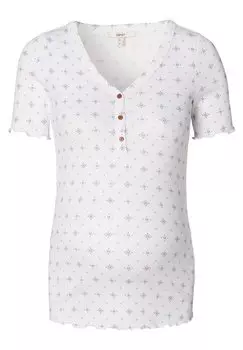 Футболка с принтом Esprit, белый