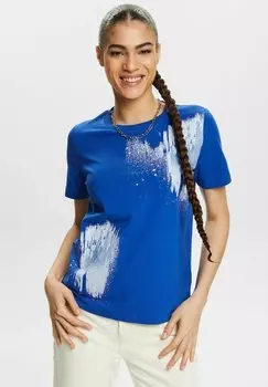 Футболка с принтом Esprit, цвет bright blue