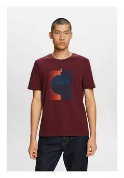 Футболка с принтом Esprit, фиолетовый