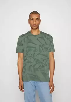 Футболка с принтом Esprit, хаки