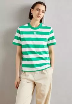 Футболка с принтом Esprit, зеленая