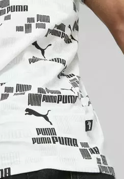 Футболка с принтом ESS LOGO LAB Puma, белый