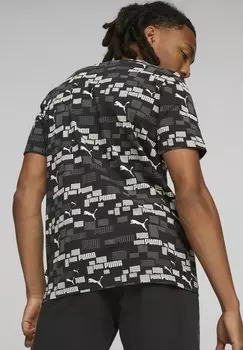 Футболка с принтом ESS LOGO LAB Puma, черный