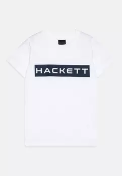 Футболка с принтом ESSENTIAL BOX TEE Hackett London, белый