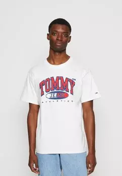 Футболка с принтом ESSENTIAL GRAPHIC TEE Tommy Jeans, белая