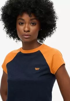 Футболка с принтом ESSENTIAL LOGO RAGLAN Superdry, золотой