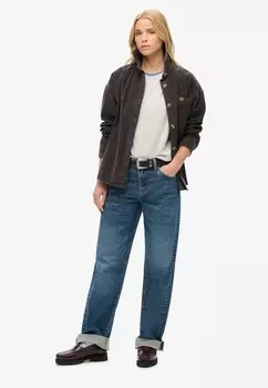 Футболка с принтом ESSENTIAL LOGO SLUB RETRO Superdry, синий