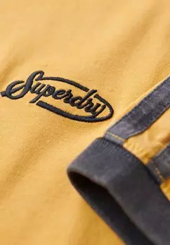 Футболка с принтом ESSENTIAL RETRO STRIPED Superdry, желтый