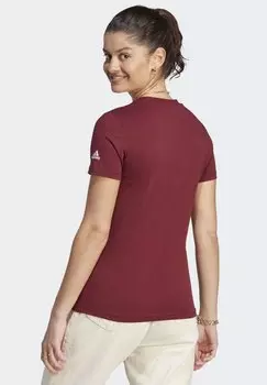 Футболка с принтом Essentials adidas Sportswear, красный