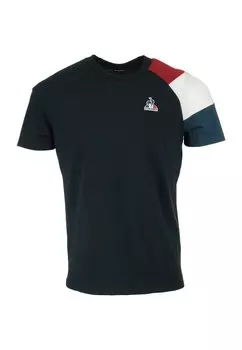 Футболка с принтом ESSENTIELS le coq sportif, темно-синий