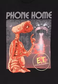 Футболка с принтом ET PHONE HOME Henry Tiger, черный