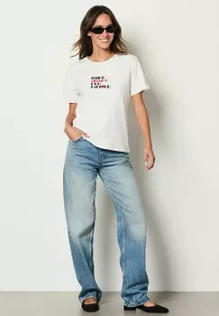 Футболка с принтом Etam, белый