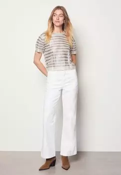 Футболка с принтом Etam, бежевый