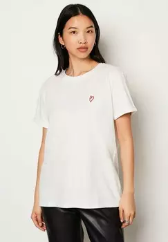 Футболка с принтом Etam, кремовый