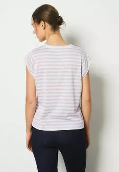 Футболка с принтом Etam, сиреневый