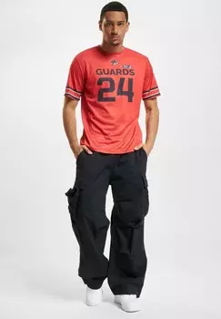 Футболка с принтом EUROPEAN LEAGUE HELVETIC GUARDS DEF, красный