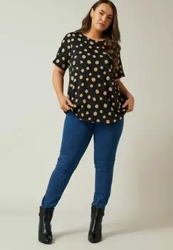 Футболка с принтом Evans, антрацит