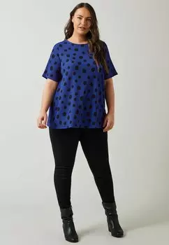 Футболка с принтом Evans, синий