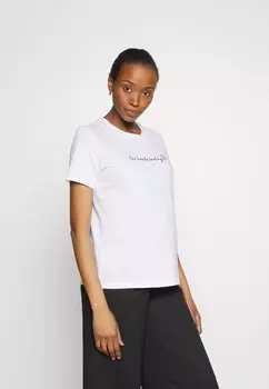 Футболка с принтом Even&Odd