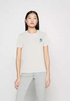 Футболка с принтом Even&Odd