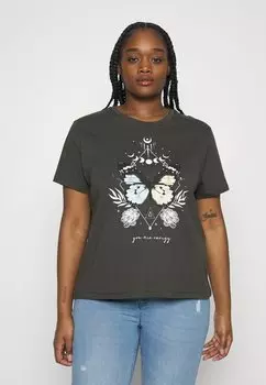 Футболка с принтом Even&Odd