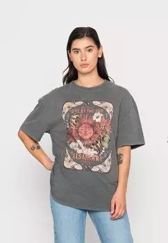 Футболка с принтом Even&Odd