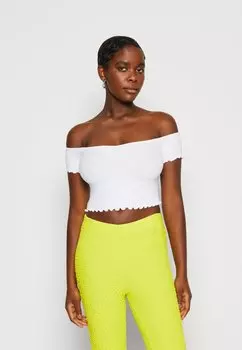 Футболка с принтом Even&Odd, белый