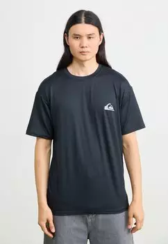 Футболка с принтом EVERYDAY SURF TEE Quiksilver, черный