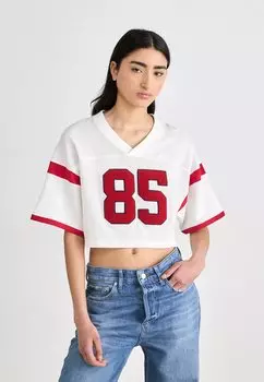 Футболка с принтом EXCLUSIVE UNISEX Tommy Jeans, кремовый