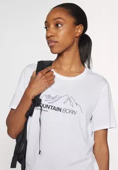 Футболка с принтом EXPLORE GRAPHIC TEE Peak Performance, белый