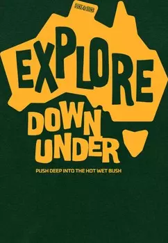 Футболка с принтом EXPLORE Henry Tiger, темно-зеленый